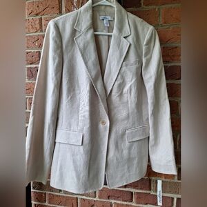 New_Realities 100% Linen Blazer